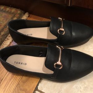 Torrid Black Loafers